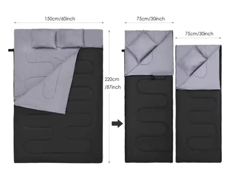 Couples Camping Sleeping Bag